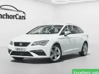 Used Seat Leon FR 150 HP (110 kW) 2019 White Estate