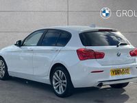 Used BMW 118 Sport Line 136 HP (100 kW) 2018 White Hatchback