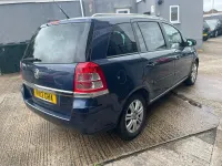 Used Vauxhall Zafira Excite 120 HP (88 kW) 2012 Blue MPV