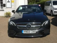 Used Mercedes E350 AMG line 258 HP (189 kW) 2017 Black Cabriolet