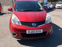 Used Nissan Note N-TEC 110 HP (80 kW) 2013 Red Hatchback