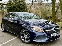 Used Mercedes A180 AMG line 122 HP (89 kW) 2018 Blue Hatchback
