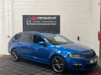 Begagnad Skoda Octavia vRS 184 HK (135 kW) 2016 Blå Kombi