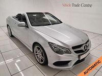 Used Mercedes E250 AMG line 204 HP (150 kW) 2015 Silver Cabriolet