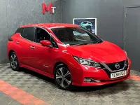 Used Nissan Leaf Tekna 110 kW (150 HP) 2018 Red Hatchback