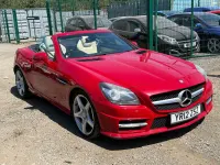 Used Mercedes SLK250 AMG 204 HP (150 kW) 2012 Red Cabriolet