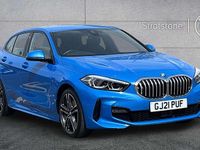 Used BMW 118 M Sport 134 HP (98 kW) 2021 Blue Hatchback