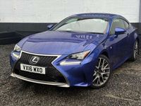 Used Lexus RC200t Sport Line 2016 Blue Coupe