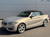 Used BMW 220 Luxury Line 190 HP (139 kW) 2015 Silver Cabriolet