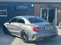 Used Mercedes CLA220 AMG line 177 HP (130 kW) 2016 Grey Coupe