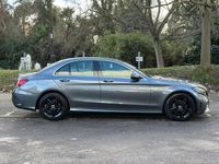 Used Mercedes C220 AMG line 2019 Grey Sedan
