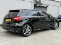 Used Mercedes A200 AMG line 136 HP (100 kW) 2017 Black Hatchback