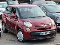 Used Fiat 500L Easy 85 HP (62 kW) 2013 Red MPV