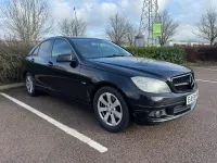 Used Mercedes C180 SE 156 HP (114 kW) 2009 Black Sedan