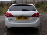 Used Peugeot 308 GT-line 2016 White Estate