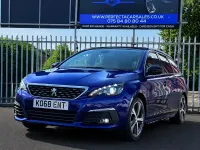 Used Peugeot 308 GT-line 2019 Blue Estate
