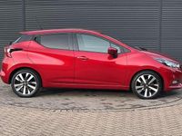 Used Nissan Micra Tekna 91 HP (66 kW) 2021 Red Hatchback