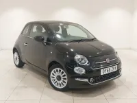 Used Fiat 500 Lounge 69 HP (50 kW) 2016 Black Hatchback
