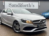 Begagnad Mercedes A200 AMG line 136 HK (100 kW) 2017 Silver Halvkombi