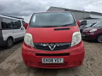 Used Vauxhall Vivaro 115 HP (84 kW) 2008 Red MPV