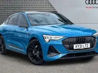 Used Audi e-tron Sportback 300 kW (408 HP) 2021 Blue SUV