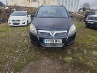 Used Vauxhall Zafira 115 HP (84 kW) 2009 Black MPV
