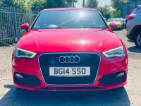 Used Audi A3 S-Line 2014 Red Hatchback