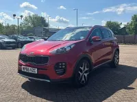 Begagnad Kia Sportage GT-Line S 2017 Röd SUV