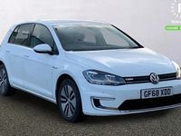 Used VW e-Golf 99 kW (135 HP) 2018 White Hatchback