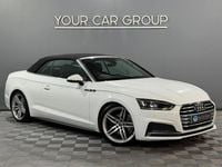 Used Audi A5 Cabriolet S-Line 190 HP (139 kW) 2019 White Cabriolet