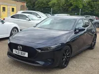 Usado Mazda 3 Inclusive 180 HP (132 kW) 2021 Azul Citadino