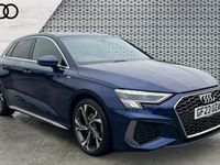Used Audi A3 S-Line 150 HP (110 kW) 2023 Blue Sedan