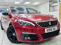 Used Peugeot 308 GT-line 130 HP (95 kW) 2018 Red Hatchback