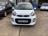 Used Kia Picanto 65 HP (47 kW) 2015 White Hatchback