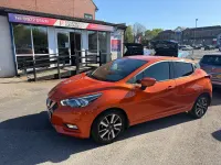 Usado Nissan Micra N-Connecta 90 HP (66 kW) 2017 Laranja Citadino