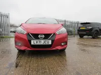 Used Nissan Micra Acenta 92 HP (67 kW) 2021 Red Hatchback