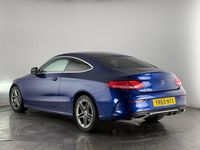 Used Mercedes C300 AMG Line Premium 258 HP (189 kW) 2019 Blue Coupe