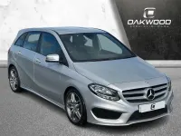 Used Mercedes B180 AMG line 109 HP (80 kW) 2015 Silver Hatchback