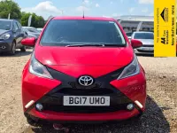Used Toyota Aygo X-clusiv 68 HP (50 kW) 2017 Red Hatchback