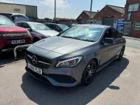 Used Mercedes CLA220 AMG line 177 HP (130 kW) 2017 Grey Coupe