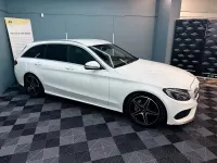 Used Mercedes C220 AMG line 170 HP (125 kW) 2015 White Estate
