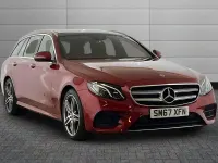 Used Mercedes E220 AMG Line Premium 191 HP (140 kW) 2017 Red Estate