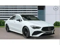 Used Mercedes CLA220 AMG Line Premium Plus 187 HP (137 kW) 2024 White Coupe