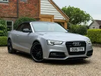 Used Audi A5 Cabriolet S-Line 245 HP (180 kW) 2016 Silver Cabriolet