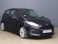 Used Ford Fiesta Zetec 2015 Black Hatchback