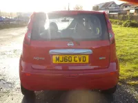 Used Nissan Note Acenta 90 HP (66 kW) 2010 Red MPV