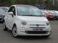 Used Fiat 500 Lounge 69 HP (50 kW) 2016 White Hatchback