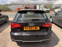 Used Audi A3 S-Line 150 HP (110 kW) 2020 Black Sedan