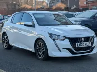 Used Peugeot 208 Allure Premium 102 HP (75 kW) 2021 White Hatchback