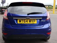 Used Ford Fiesta Titanium 75 HP (55 kW) 2015 Blue Hatchback